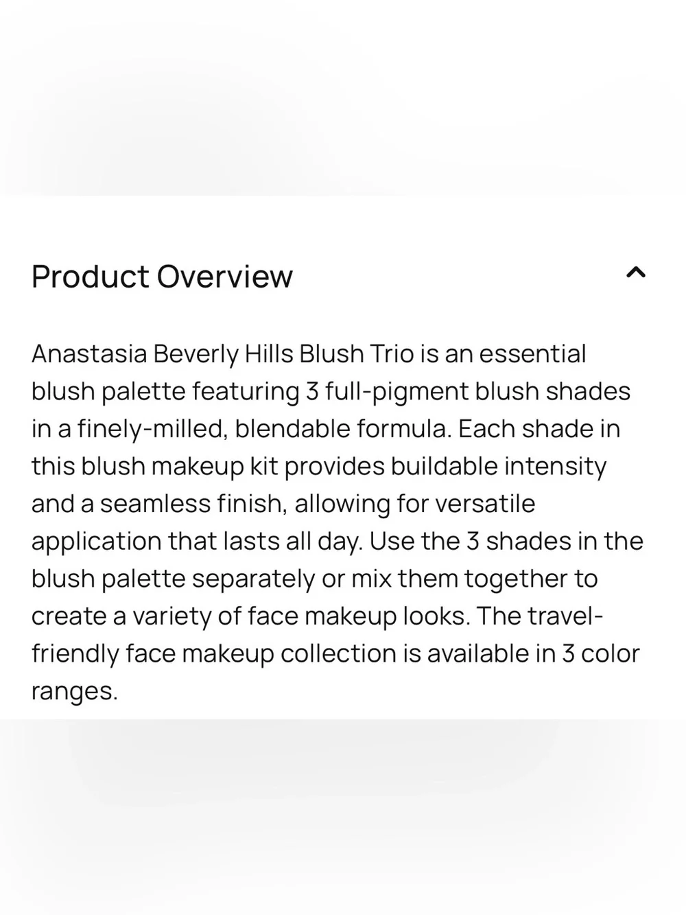 Anastasia Beverly Hills Blush Trio | Peachy Love ~ 0.11 oz.